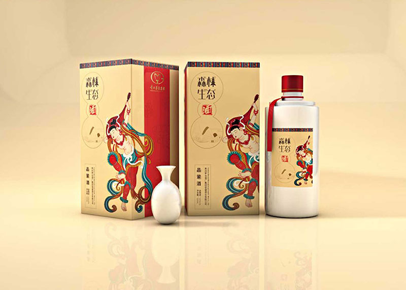 森林生態茅臺酒包裝設計