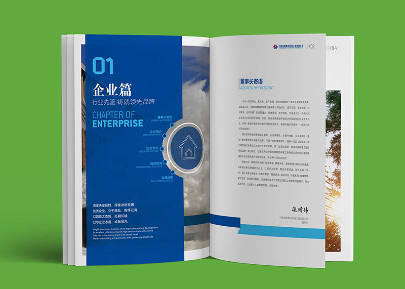 中國電建環境公司宣傳冊設計