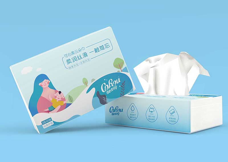 快消品包裝——可心柔紙巾包裝設計
