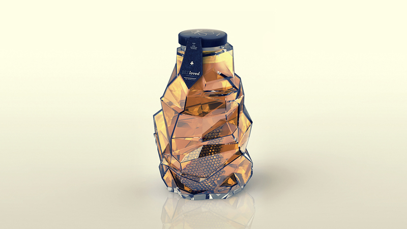 BEEloved honey蜂蜜創意包裝設計