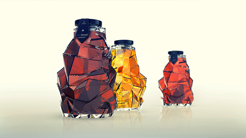 BEEloved honey蜂蜜創意包裝設計種類展示