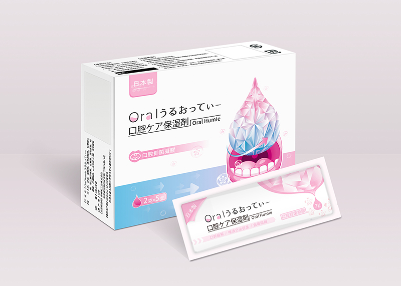 口腔抑菌凝膠包裝設計-日系風格